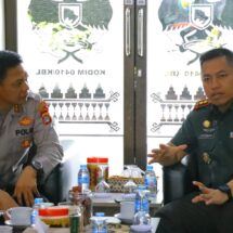 Perkuat Sinergitas dan Soliditas, Kapolresta Bandar Lampung Kunjungi Dua Markas TNI