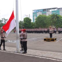 Polresta Bandar Lampung Gelar Upacara Hari Kesadaran Nasional