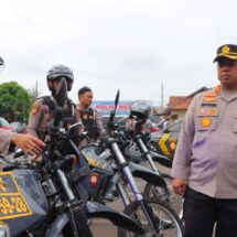 Jelang Pendistribusian Logistik Pemilu 2024, Polresta Bandar Lampung Cek Kendaraan Dinas
