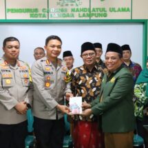 Terima Kunjungan Kapolresta Bandar Lampung, PCNU Dukung Upaya Polri Ciptakan Pemilu 2024 Aman dan Damai