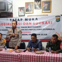 Diskusi Dengan Warga Sukajawa Baru, Kasat Binmas Imbau Aktifkan Satkamling