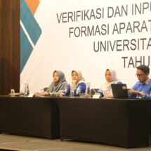 Unila Gelar Verifikasi dan Input Formasi ASN Tahun 2024