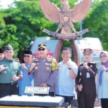 Launching Kelurahan Pemilu Damai di Kalianda, Polres Lamsel Komitmen Ciptakan Pemilu Damai