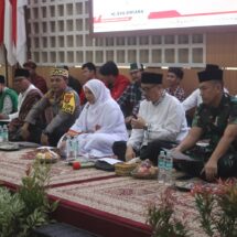 Wujudkan Pemilu Damai, Dandim 0410/KBL, Forkopimda, dan FKUB di Bandar Lampung Gelar Doa Bersama