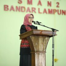 Rektor Unila Sosialisasikan PMB di SMAN 2 Bandar Lampung