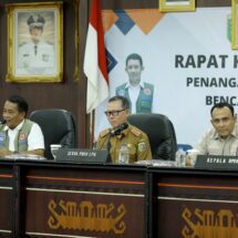 Pemprov Lampung Gelar Rakor Penanganan Banjir, Dihadiri Deputi Penanganan Darurat BNPB