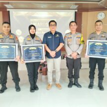 Bidang Keuangan Polda Lampung Terima Award dalam Treasury Awards Kanwil DJPb Provinsi Lampung