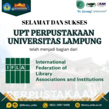 Perpustakaan Unila Resmi Bergabung dengan IFLA