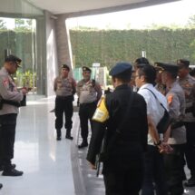 Polda Lampung Amankan Rapat Pleno Tingkat Provinsi