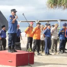 Tingkatkan Skill, Dinas Damkar dan Penyelamatan Lamsel Gelar Pelatihan Water Rescue