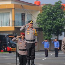 Wakapolda Lampung Pimpin Upacara Kesadaran Nasional