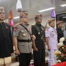 Danbrigif 4 Mar/BS Hadiri Rapat Paripurna Istimewa HUT Provinsi Lampung Ke-60