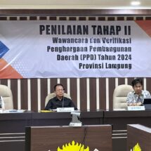 Ketua DPRD Lampung Hadiri Acara Penilaian Tahap 2 Penghargaan Pembangunan Daerah