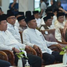 Danrem 043/Gatam Hadiri Peringatan Nuzulul Qur’an Tahun 1445 H Bersama Gubernur, Forkopimda Provinsi Lampung