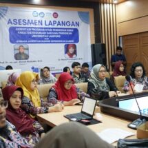 Asesmen Lapangan Akreditasi Prodi Pendidikan Kimia FKIP Unila Resmi Dibuka