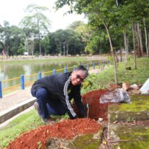 Pengabdian, Unila dan Forpimawa Tanam 400 Pohon dan Tebar Benih Ikan