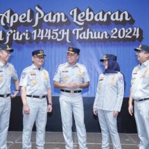 Dirut PT Jasa Raharja Pimpin Apel Pengamanan Lebaran Idulfitri 1446 H