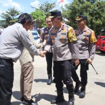 Pastikan Kelancaran Arus Mudik, Wakapoda Lampung Kunjungi Pos Pelayanan Idhul Fitri di Pringsewu