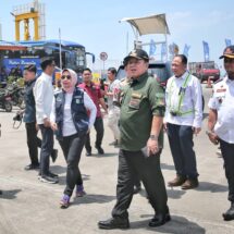 Gubernur Arinal Ikuti Rakor Arus Balik Lebaran di Pelabuhan Bakauheni, Kondisi Pasca H+3 Lebaran Tetap Kondusif