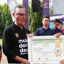 Dinsos Lampung Juara 1 Lomba Kebersihan Kantor Se-OPD