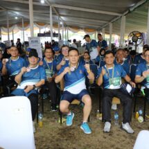 Gubernur Arinal dan Riana Sari Serta Ribuan Peserta Ramaikan Lampung Half Marathon 2024