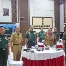 Mantapkan Rencana TMMD di Dua Kabupaten, Kasrem 043/Gatam Hadiri Rakornis TMMD Ke-120 TA 2024