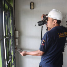 Puslabforz Mabes Polri Turun Dalami Kebakaran di Candimas Lampung Selatan