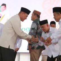 Pengajian Akbar dan Halal Bihal, Pemprov Lampung Apresiasi Peranan PWNU Dalam Pembangunan Daerah