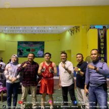 Dansat Brimob Polda Lampung, Berikan Dukungan pada Personel yang Ikut Kejuaraan Boxing
