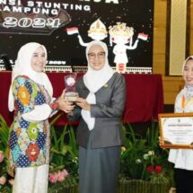 Kabupaten Lampung Selatan Kembali Raih Penghargaan Penanganan Aksi Konvergensi Percepatan Penurunan Sunting Tingkat Provinsi 2024