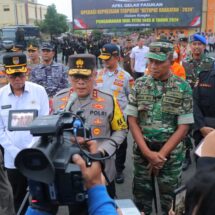 Sinergitas TNI-Polri Kawal Program Pemerintah