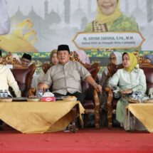 Gubernur Arinal dan Riana Hadiri Pengajian Akbar Pemprov Lampung di GSG Taman Kehati Mesuji