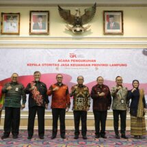 Pj. Gubernur Samsudin Hadiri Pengukuhan Kepala OJK Lampung, Diharapkan Ciptakan Semangat Baru Perkembangan Industri Keuangan