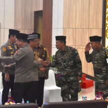 Kasrem 043/Gatam Hadiri Doa Lintas Agama di Polda Lampung