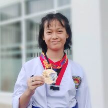 Siswi SDN 3 Way Urang Lamsel Kembali Raih Emas Kejuaraan Taekwondo Saburai Cup XV Tahun 2024