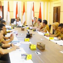 Pj. Gubernur Samsudin Pimpin Rapat Pembentukan Satgas Pencegahan dan Pemberantasan Judi Online