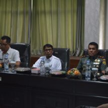 Rapat Koordinasi, Danrem 043/Gatam Siap Dukung Program Cetak Sawah Rakyat Secara Swakelola