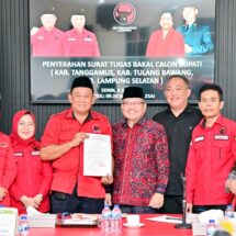 Nanang Ermanto Resmi Kantongi Rekom PDI Perjuangan di Pilkada Lampung Selatan