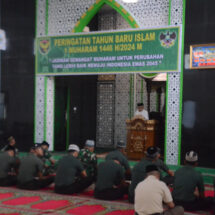 Korem 043/Gatam Gelar Peringatan Tahun Baru Islam 1446 H/2024 M