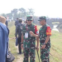 Danrem 043/Gatam-Pangdam II/Sriwijaya Amankan Rangkaian Kunjungan Kerja Presiden Joko Widodo di Lampung Selatan