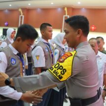 Kapolresta Bandar Lampung dan Wali Kota Harapkan Satgas Retinaa dan Judol Bisa Jadi Contoh Baik di Sekolah