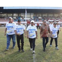 Pj. Gubernur Samsudin Buka Pertandingan Persahabatan Sepakbola Putri Antara Perseti FC Kota Metro Vs Tim PON Sepakbola Putri Babel