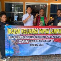 Ikatan Keluarga Papua Lampung Siap Sukseskan Pilkada Serentak 2024