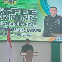 Jalin Sinergitas, Danrem 043/Gatam Gelar Coffee Morning Bersama Insan Media