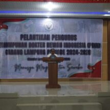 Unila Tuan Rumah Pelantikan PDHI Lampung dan Seminar Hukum Dokter Hewan