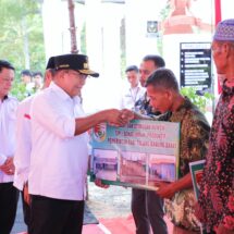 Pj. Gubernur Samsudin Canangkan 7 Tiyuh Sebagai Kampung Pancasila dan Resmikan Tugu Pancasila di Tiyuh Panaragan Jaya, Tubaba