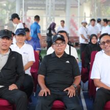 Digelar BI Lampung, Pj. Gubernur Samsudin Buka Pertandingan Olahraga Persahabatan Antar Instansi