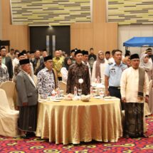 Dihadiri Kepala BI Lampung, Pj. Gubernur Samsudin Buka Silaturahmi Alim Ulama dan Penguatan Da’i Wasathiyah