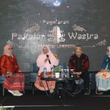 Penjabat Ketua Dekranasda Provinsi Lampung Hadiri Pameran Wastra di Hotel Santika Bandar Lampung