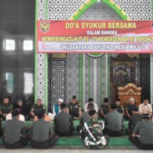 Korem 043/Gatam Gelar Doa Syukur Memperingati HUT RI Ke-79 Tahun 2024